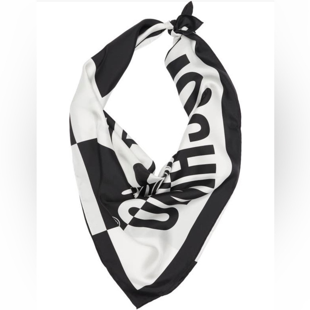 🆕 Moschino Couture 100% Silk Scarf